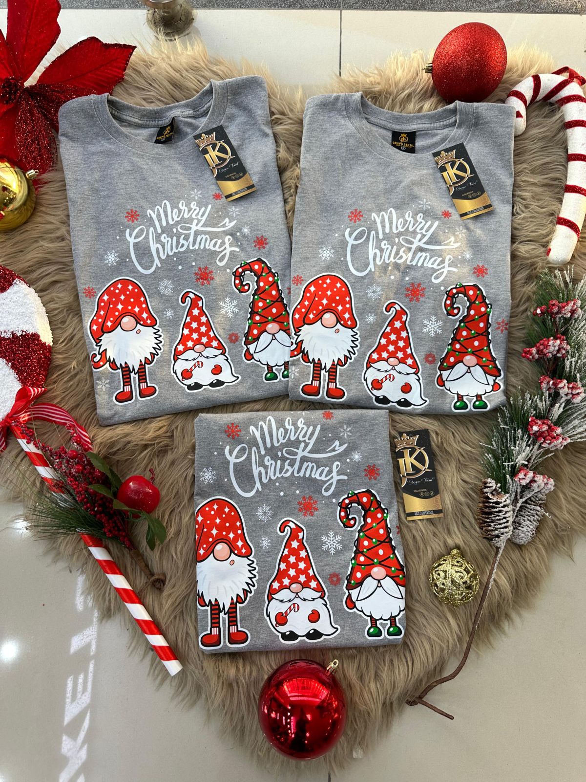 POLOS NAVIDEÑOS MANGA CORTA